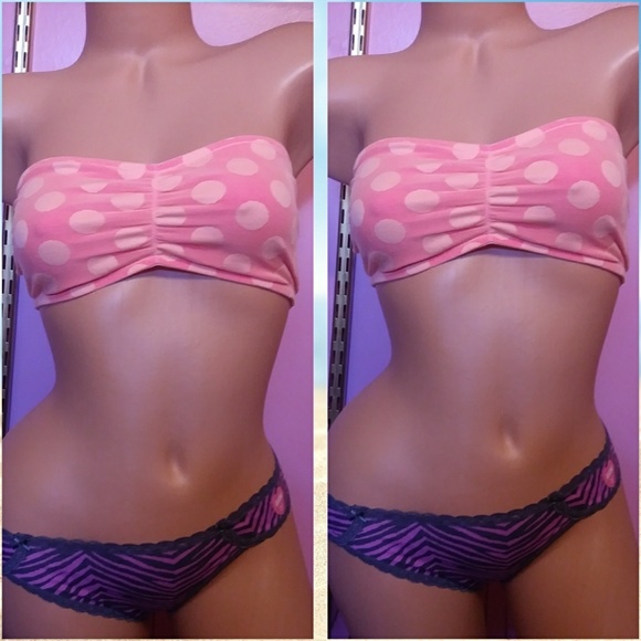 2 VS PINK Bandeaus NWT Medium - Picture 1 of 4